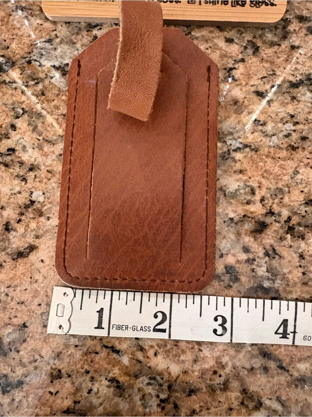 Leather Luggage Tag